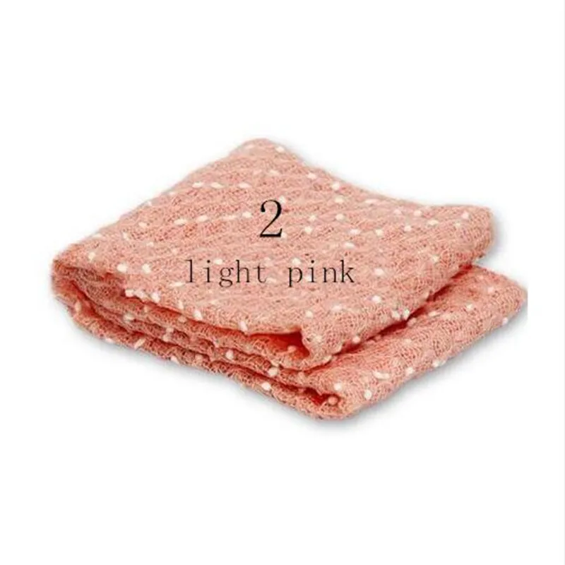 150*100cm Knit Bobble Wraps Mini Ball Wraps Newborn Baby Photography Backdrops Background Blanket Props
