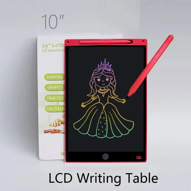 10-Inch LCD Writing Board Mini Blackboard for Calculation Display Drawing And Writing Small Handwriting Tablet