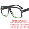 Retro Men Pilot Reading Glasses Fashion Brand Big Frame Anti Blue Light Presbyopia Eyeglasses Women Square Prescription Glasses 1