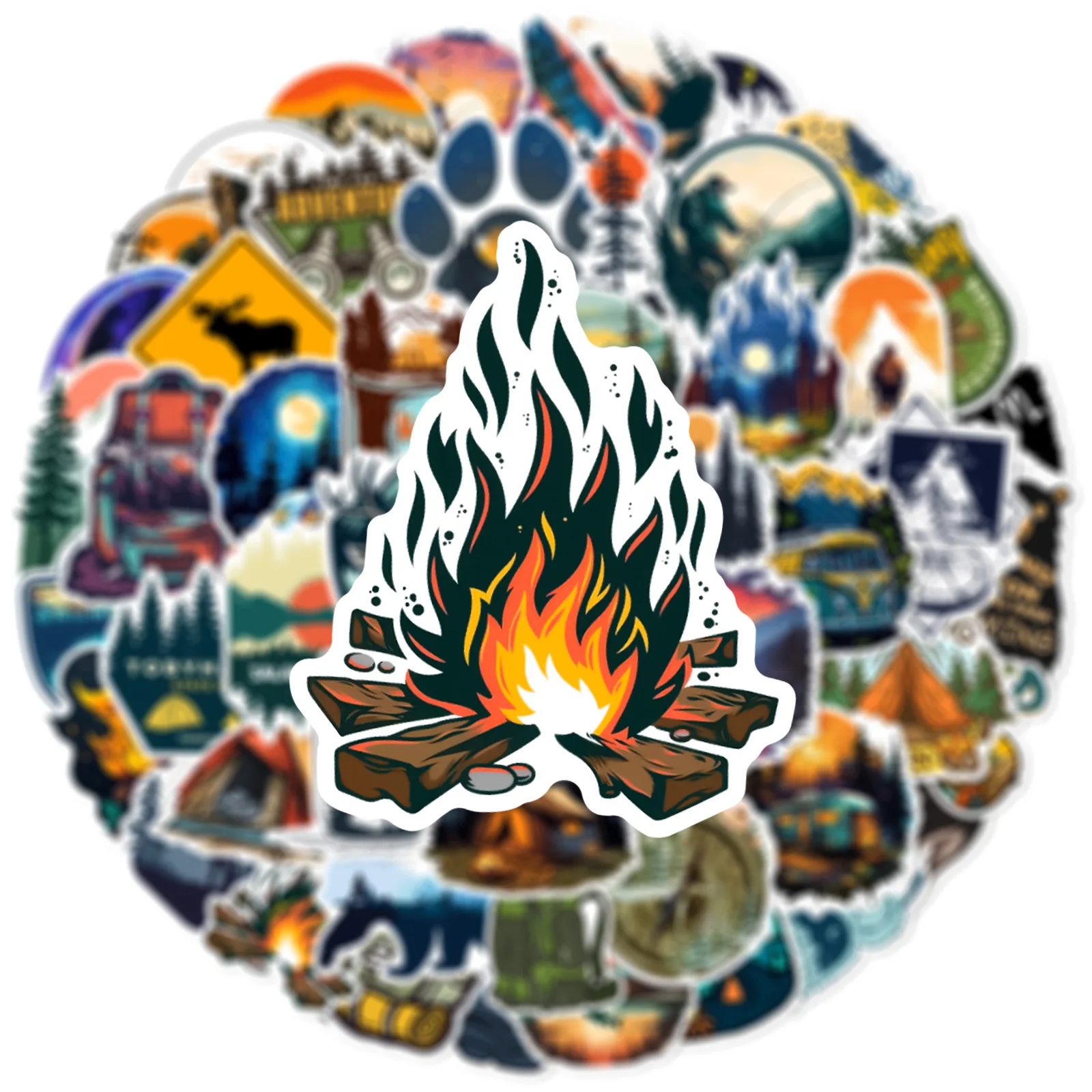 Forest Travel Sticker Set 4