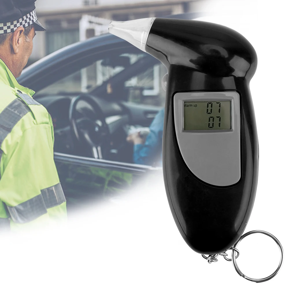 LCD Screen Alcohol Tester Digital Breath Tester Breathalyzer Police Alcotest Backlight Display Handheld for alcohol tester,breath alcohol tester