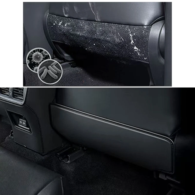 For Kia Carnival Sedona KA4 leather seat anti kick pad Seat rear anti kick pad Scratch resistant Interior