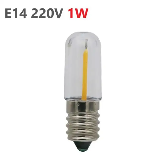 leven Europa complexiteit LED Mini E14 1W 2W 3W Dimmable Fridge Freezer Filament Bulb Light 220V  Refrigerator Light 5050 SMD Work Indicator Lamp - AliExpress