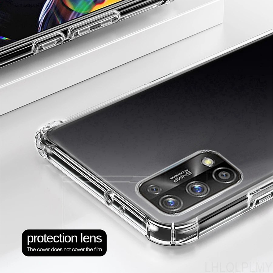 Durable Shockproof Silicone Protective Clear Case Cover