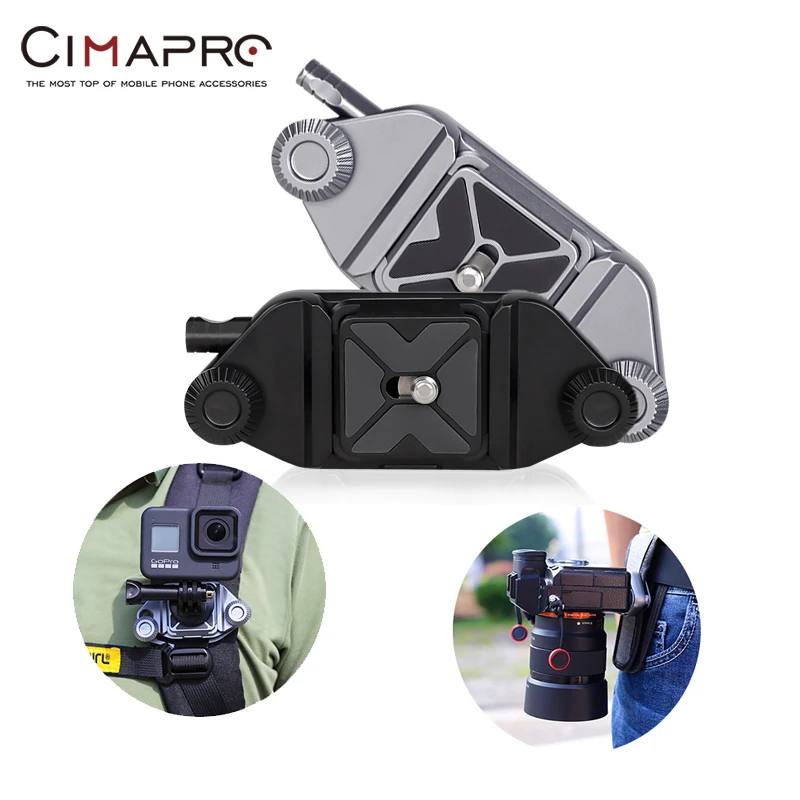 Camera Quick Release Buckle Vlog Waist Mount Quick Release For Canon Nikon Sony