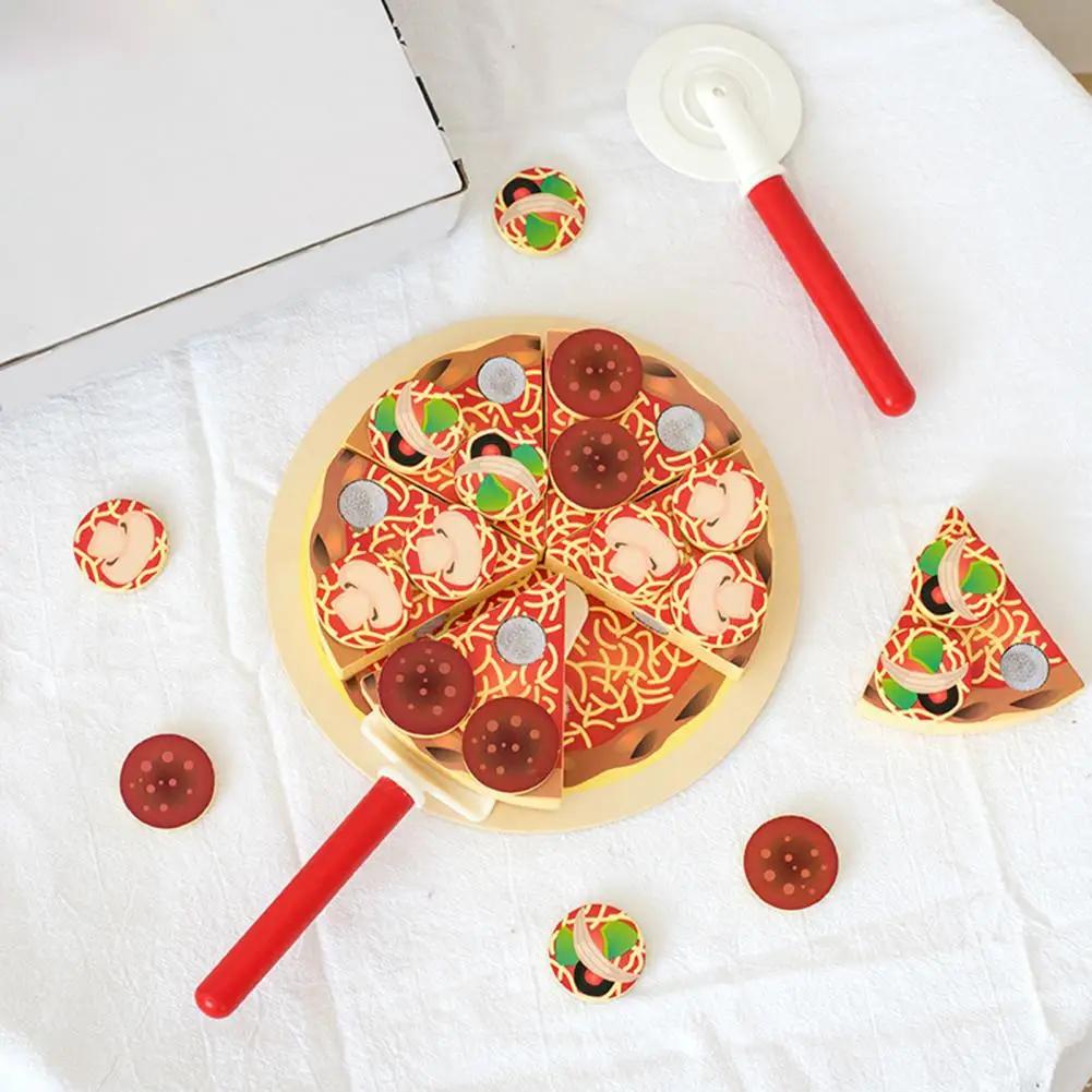 GLSTOY Modelo De Pizza De Simulação Decoração De Comida Comida De Janela  DIY Cozinha Fingir Jogar Jogos De Matemática Suporte De Comida Artificial  Modelo De Pizza Decoração Modelo De : : Casa