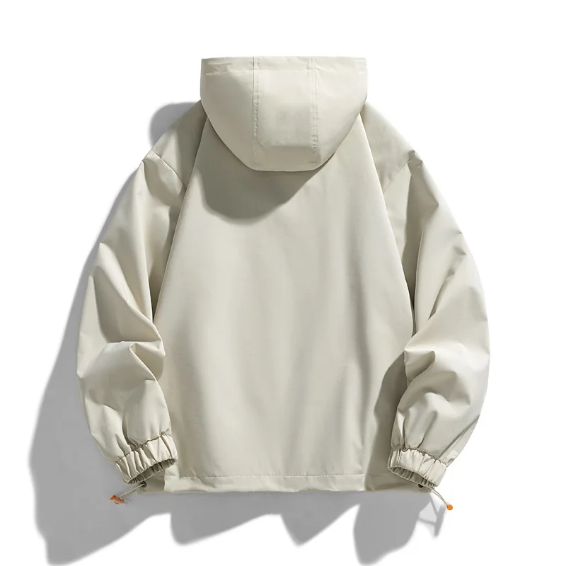Large Size Jacket Men's Outdoor Workwear Style Charge Clothes Men's And Women's Hooded Jacket Windbreaker