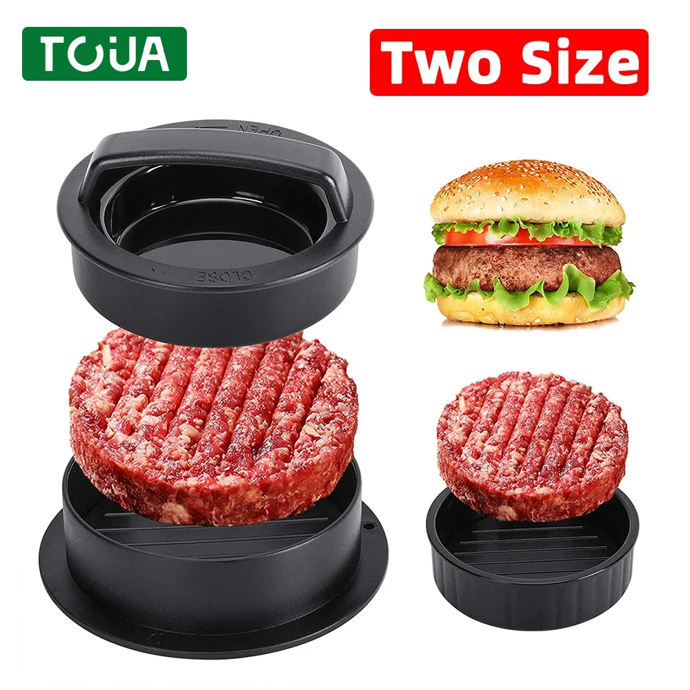 FoodGradeABSHamburgerMeatPressMakerNonstickStuffedBurgerPressBeefPiePattyMaker