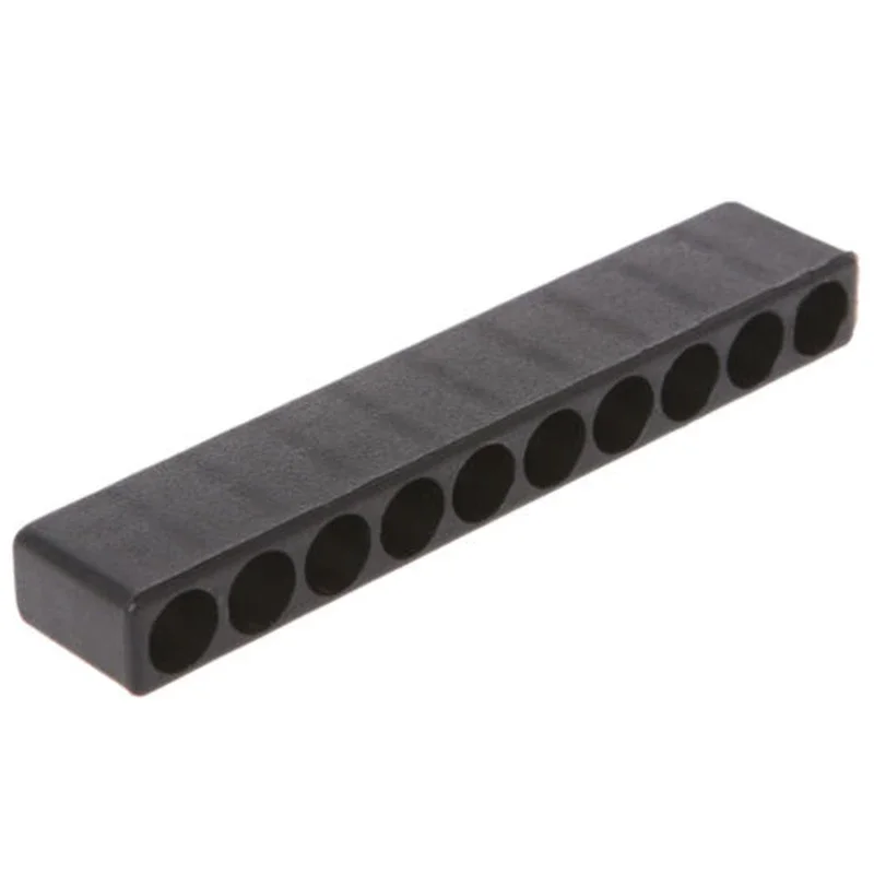 

New Durable Screwdriver Bit Holder 1/4" Inch Tool Head Hole Black Hex Shank Home Organizer Plastic Storage DIY