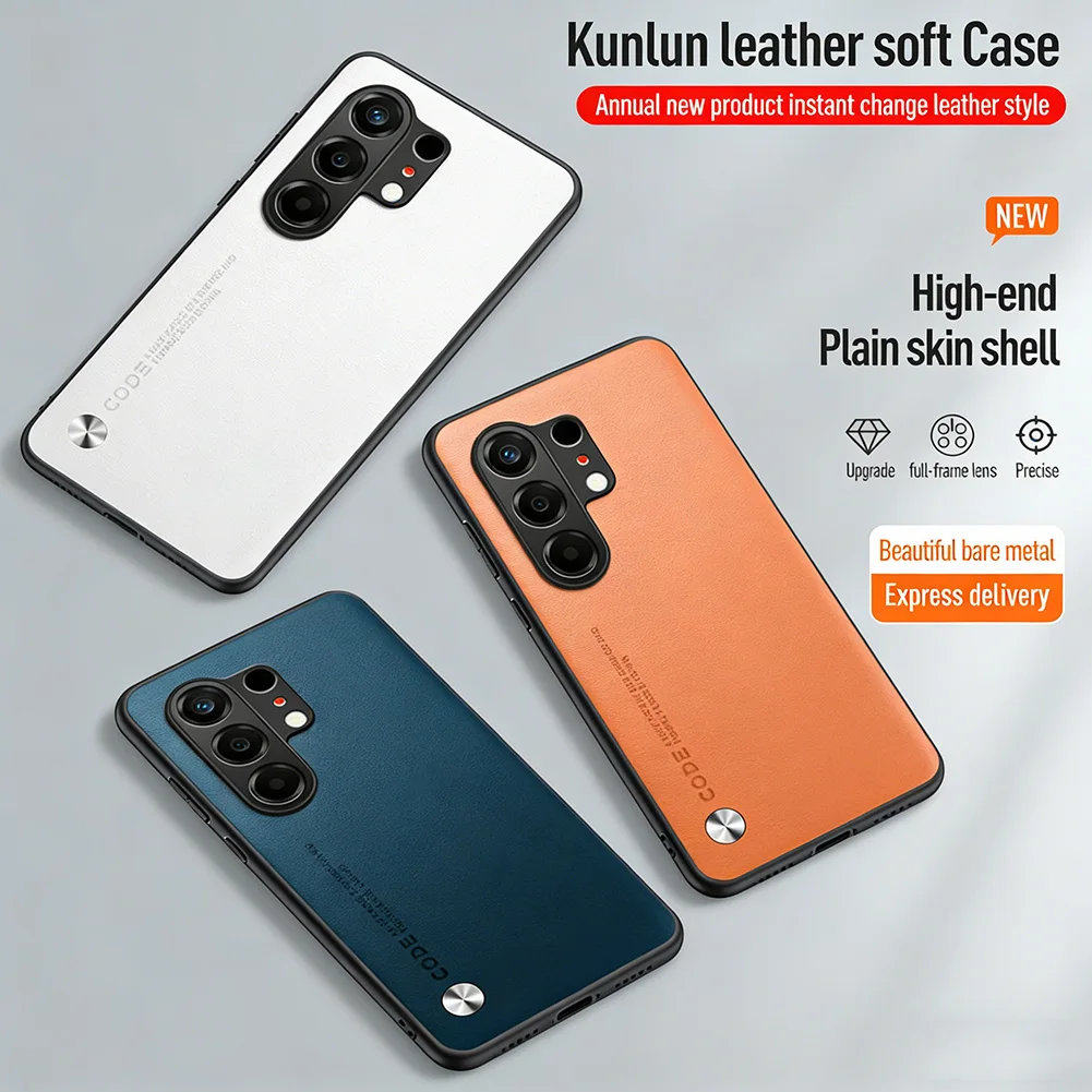 Sleek Hard Leather Camera Protect Case