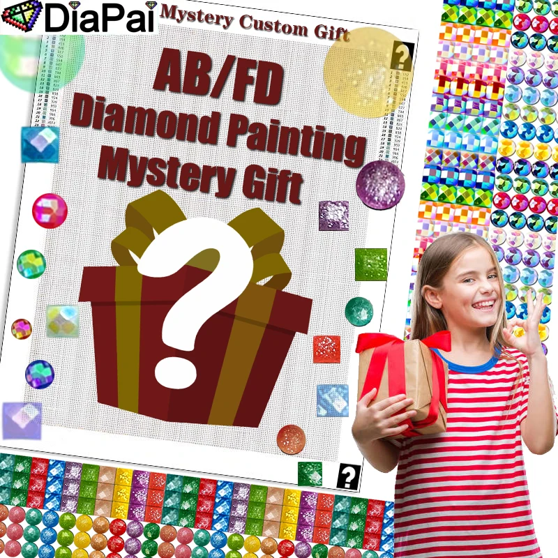Fairy Dust AB Mystery Diamond Painting Full Square/Round Drill 5D DIY Daimond Embroidery Rhinestone Decor Diamond Painting Diamond Art Painting Kit Diamond Painting Set