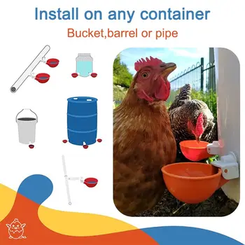Automatic Chicken Water Feeder Kit 5