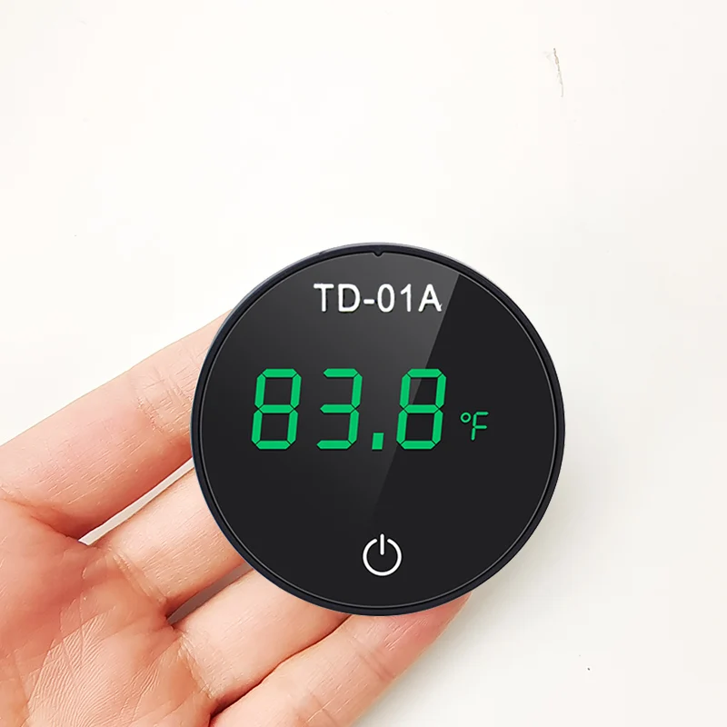 Aquarium Thermometer LCD Digital External Thermometer Charging Type-C Fish Tank Mini High Precision aquarium thermometer