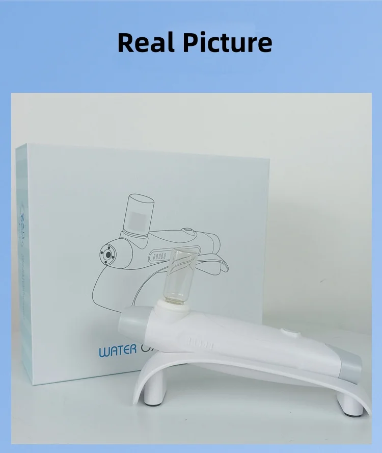 2025/High Pressure 450nm Blue Light Facial Care Nano Spray Water Pen for Facial Deep Hydration