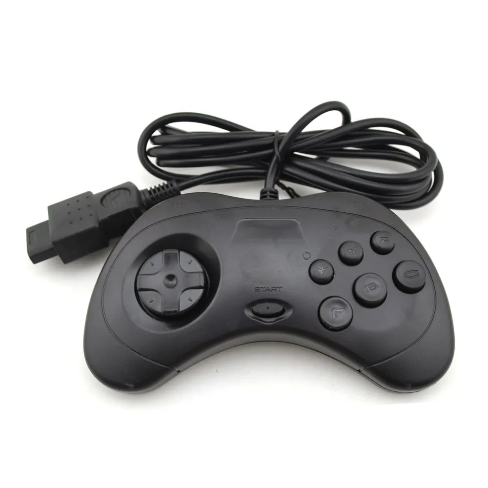 Wired Game Controller Classic 6 Buttons Gamepad for SEGA  Saturn Game Controller Joystick Gamepad Classic Game Controller Joypad button triggers equipment pubg mobile phone joystick gamepad mobile game controller