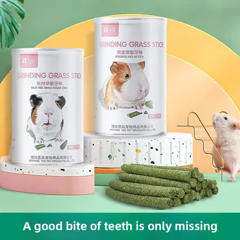 YEE Small Animal Chew Sticks - Timothy & Alfalfa Hay Blends for Rabbits, Hamsters & Guinea Pigs | Natural Dental Health Treats
