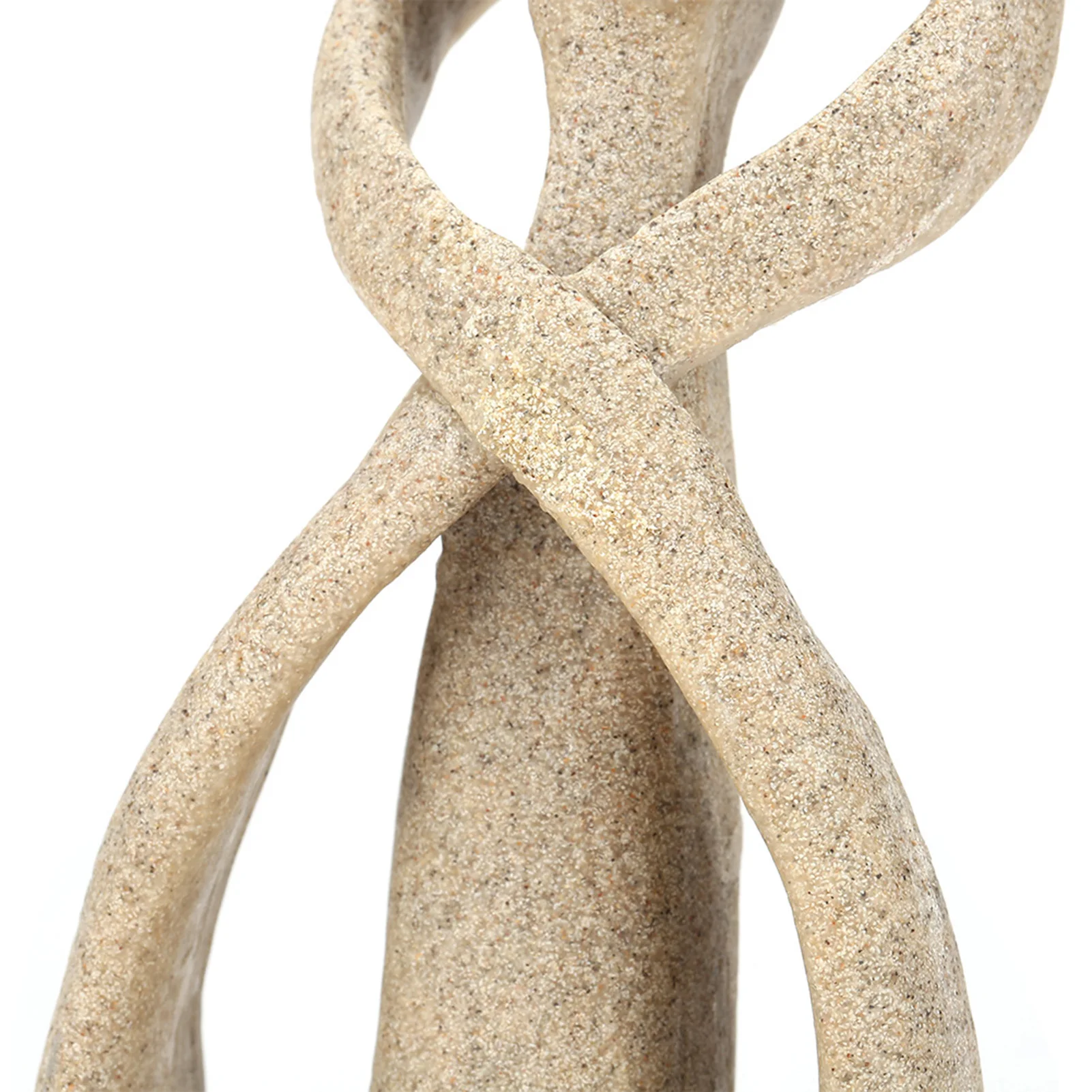 Handmade Sandstone Kiss Lovers Couple Statue Sculpture Carved Figurine Art Craft Decoration