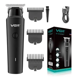 Professional Cordless Hair Trimmer with LED Display (V-933 with box)