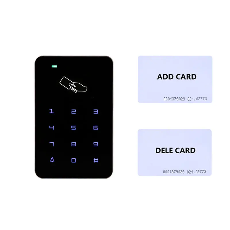 독립형 액세스 제어 터프 키패드 1000유저 RFID 카드 125K 지원 Wg26 리더 포맷 출력 2개 마더 카드