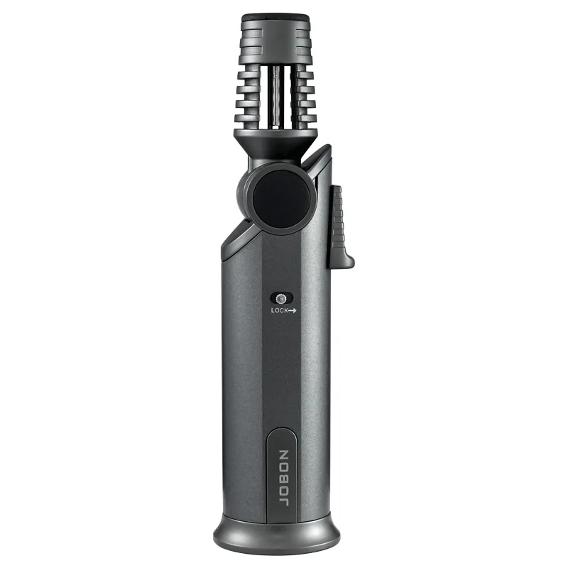Strong Blue Flame Lighter 360&deg; Inverted Ignition Rotatable Nozzle Safety Lock Design Inflatable