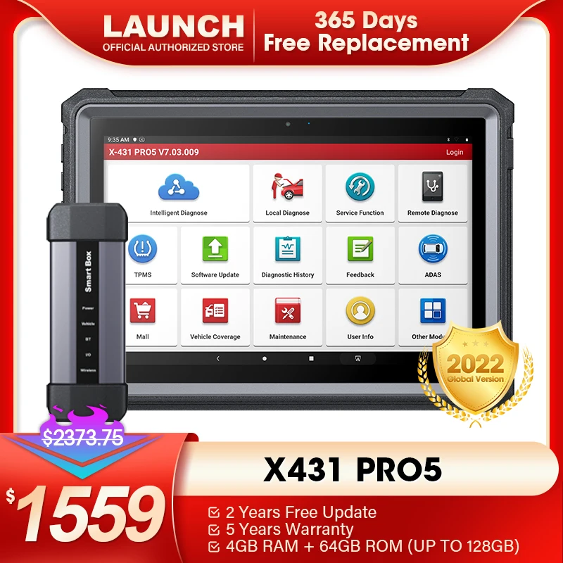 Launch X431 PRO 5 PRO5 автомобильный диагностический инструмент J2534 Программирование OBD2