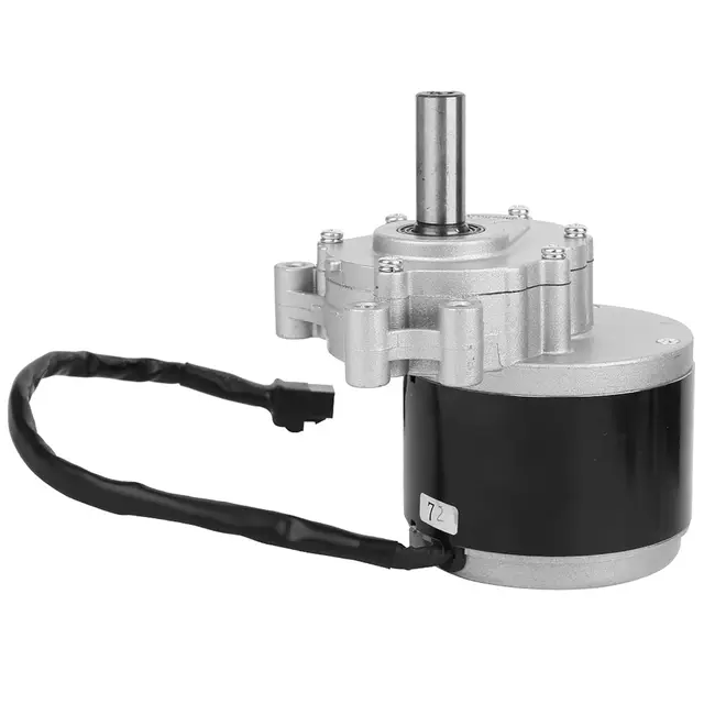 Moteur à Brosse Barabesty 250W 24V - Vitesse 75 Tr/min - Arbre 17mm - Pour Fauteuil Roulant Ou Vélo électrique