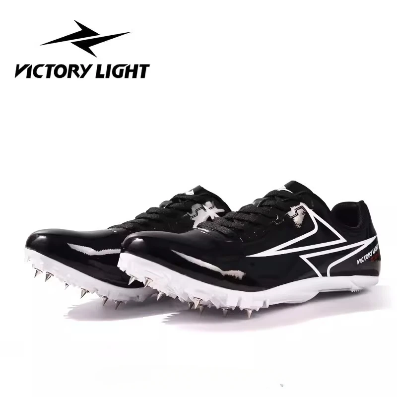 

Victory Light Men 7 Spikes Mid Short Running Shoes Track and Field Sprint Shoes Professional Running Long Jump Nail Sneakers