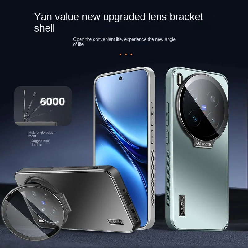 Fully Enveloped Retractable Glass Lens Holder Protective Acrylic Case
