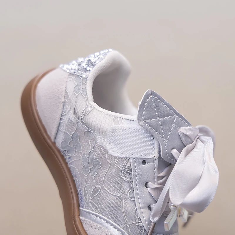 Girls Floral Print Mesh Tennis Shoes for Summer