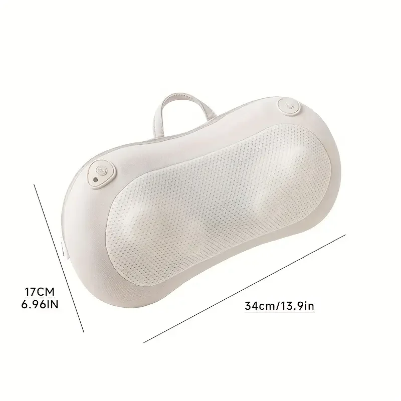 Lenovo Head Massager Car Home Cervical Shiatsu leg Massage Neck Back Waist Electric heating Multifunctional Massage Pillow Gifts