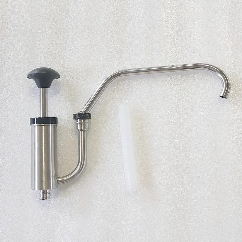 Stainless Steel Sauce Dispenser Pump Commercial Condiment Squeeze Ketchup Pressure Cooking Pump Dispenser High Quality