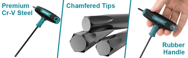 Set Chiavi Torx LIBRATON 9 Pezzi T10-T50 - Impugnatura A T Per Fai Da Te - Foto 4