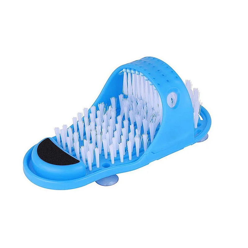 Baby Brush Body Brush 1pcs Foot Clean Brush Bathroom Massage Plastic Slippers Anti-scratch Baby Bath Shoes Sucker