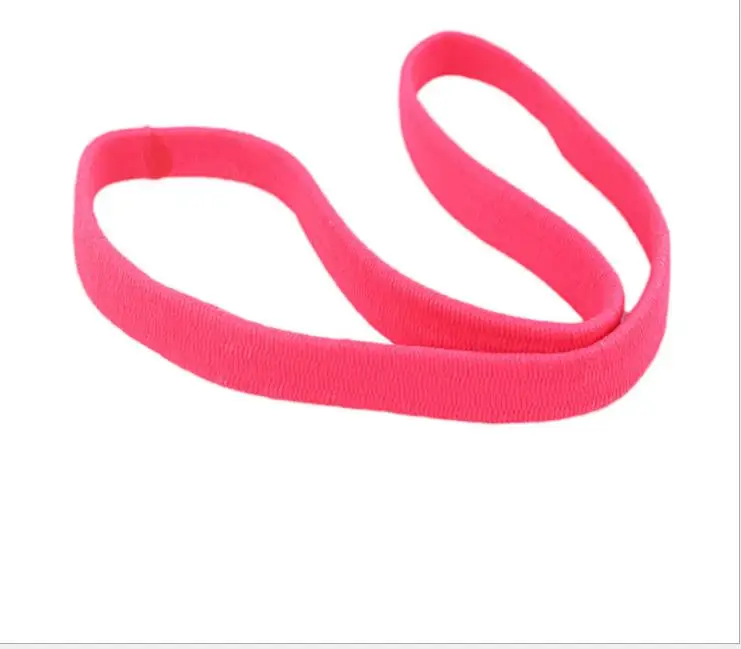 1CM Wide Rubber Band Sports Headband Rubber Band Hair Band Yoga Headband Elasticity Turban Stretch Headband Headwear Hair knot hair band Hair Accessories