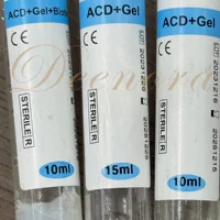 5/10/20PCS Sterile Vacuum ACD GEL Tube Sample Container Single Packaged 8ML 10ML 12ML 15ML 1