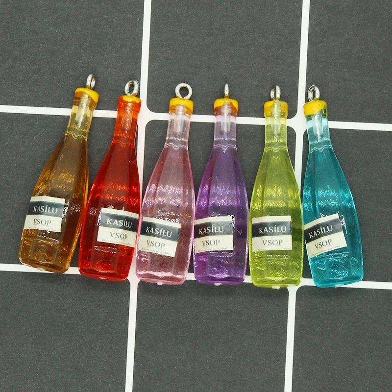 10pcs Solid Color Small Duck Resin Earring Charms Kawaii Animal Pendants For Bracelet Necklace Keychains Diy Jewelry Accessory