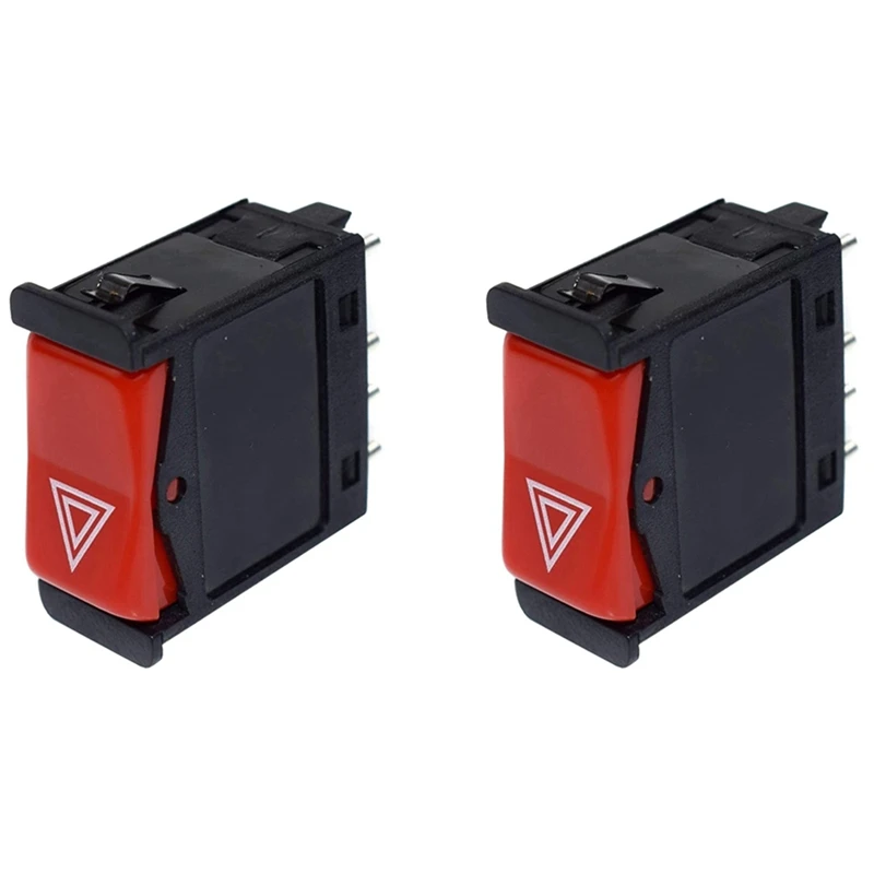 2X Avvertimento Interruttore Lampeggiante Di Emergenza 1248200110 Per Mercedes-Benz W124 W201 W202 500E 300Ce 400E 190E