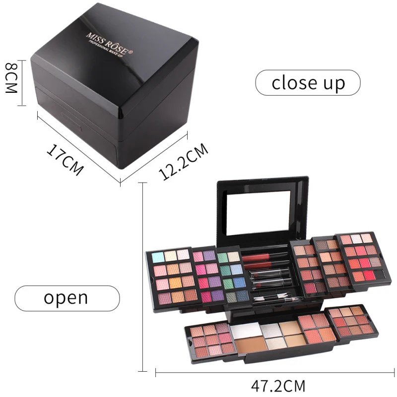 Makeup Set Full Professional Makeup Kit Eyeshadow Blush Foundation Face  Powder