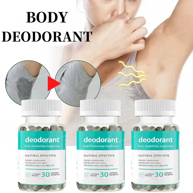 Body Odor Naturally Fresh Smelling Breath Fresh Smelling Private Area Chlorophyll Capsules Underarms Smell