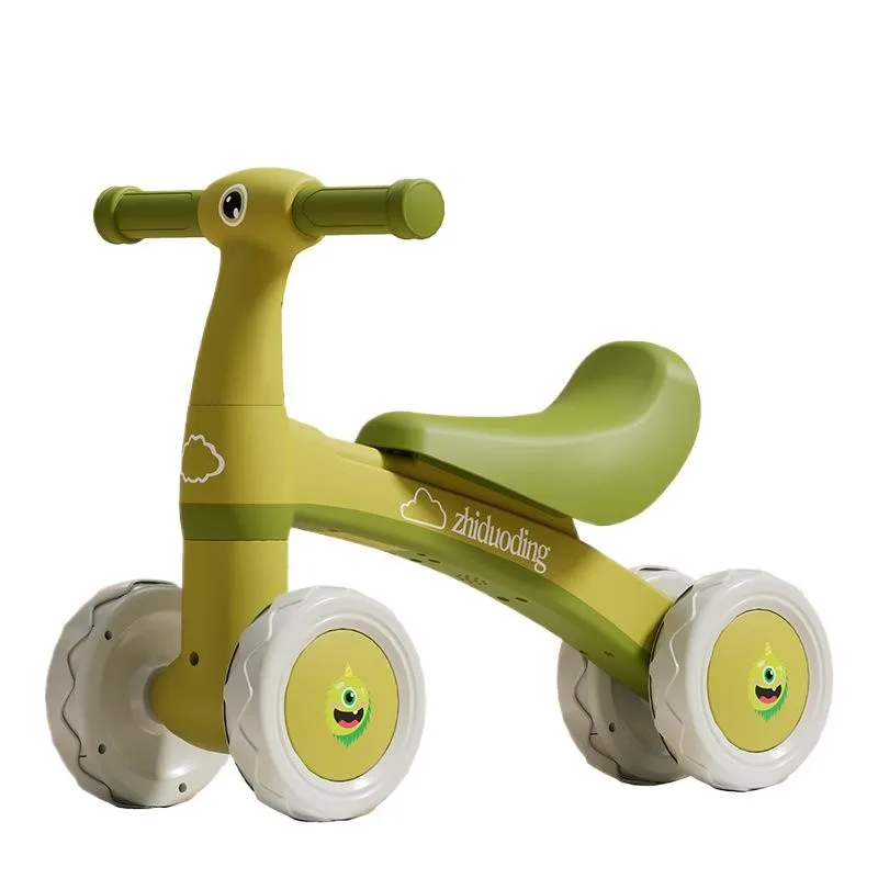 Cooya New Children's Balance Car Pedalless 1-3 Year Old Baby Scooter Children's Scooter Baby Walking Yo-yo Car Four Wheels