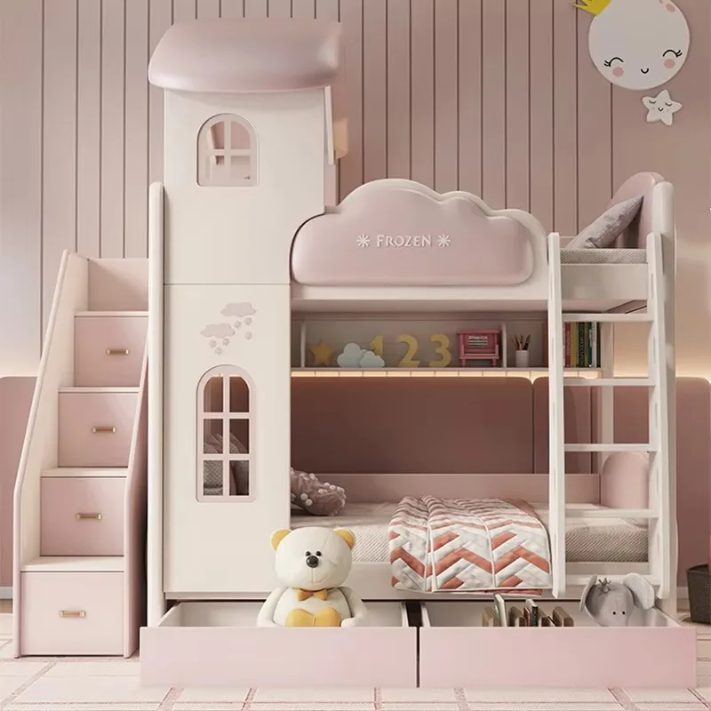 Handrail Bed Safety Children Luxury Kids Boy Child Lightweight Strollers Activities Baby Beds Low Loft Care Tools Mother Car