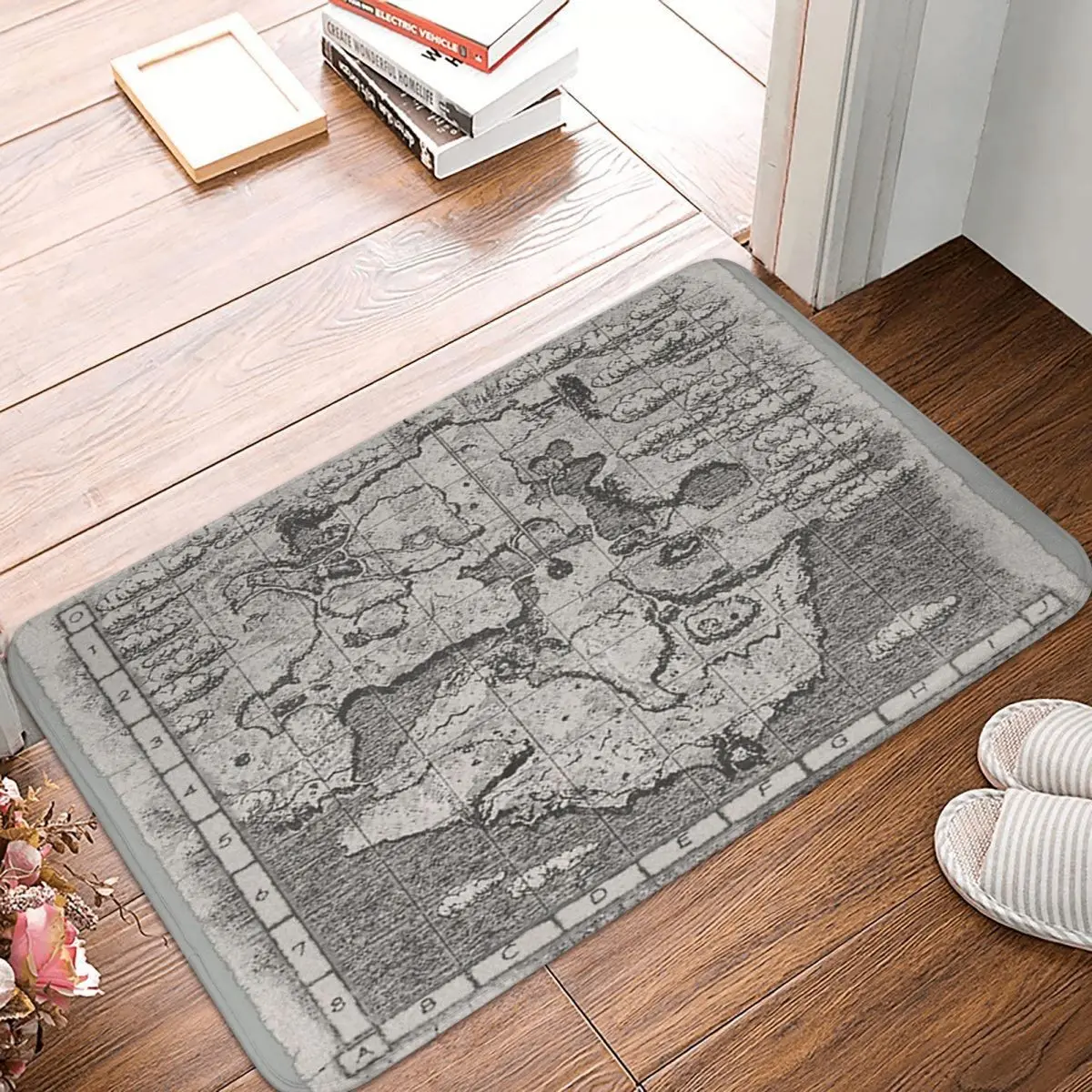 Shadow Of The Colossus Map Tappeto Tappeto Coperte In Pvc