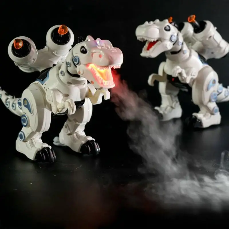 1 Set Large Tyrannosaurus Rex Robot Dinosaur Toys Supports Soft Bullet Launch With Light And Sound Effects Robot Dinosaur Toy