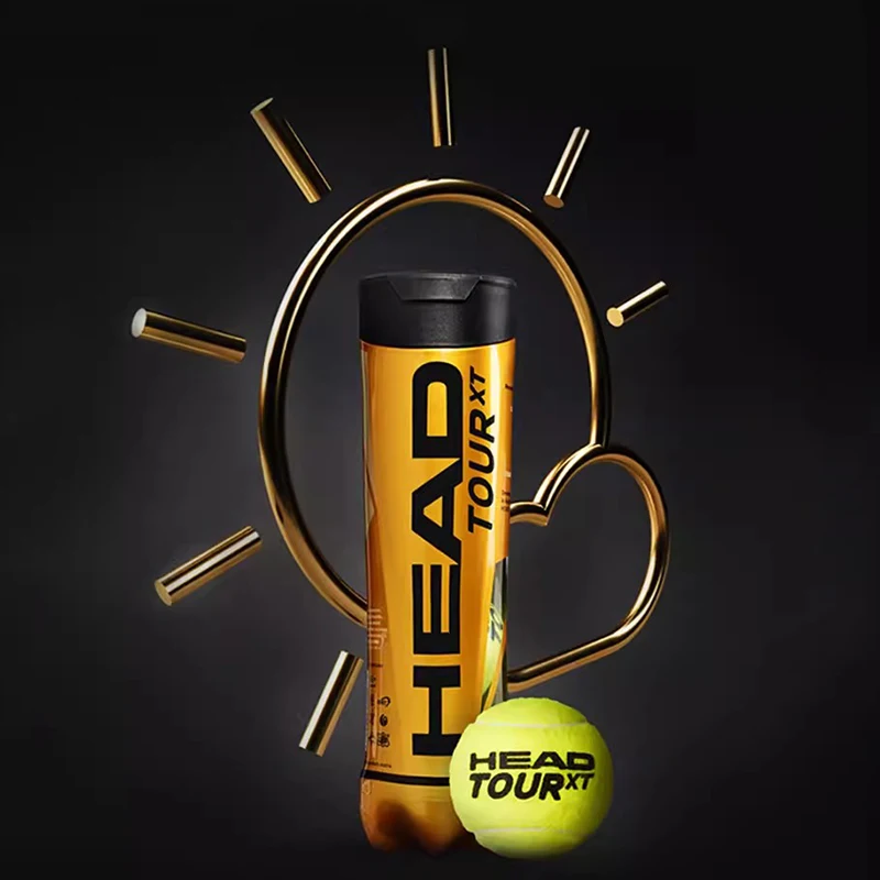 HEAD Professional Tennis 4B TEAM 3 Tour XT Training Ball T 3B Pro Match Balls High Elasticity Resistant Durable Excesice