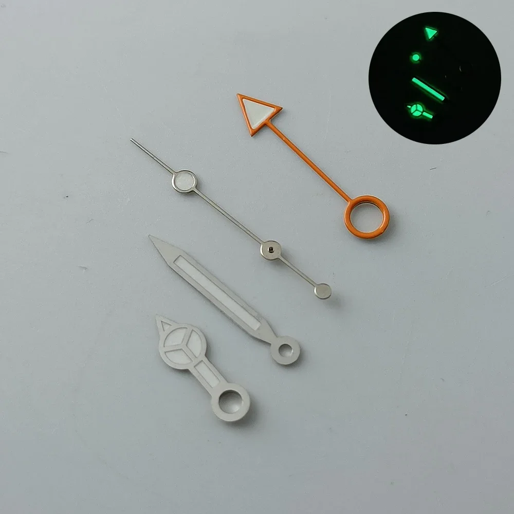 NH34 GMT Blue Green/Green Glow Watch Pointer for NH34 Automatic Movement Watch Accessories Parts watch accessories