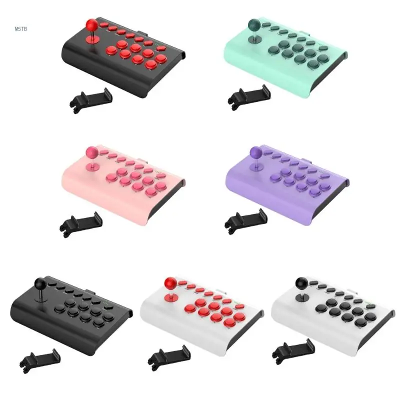 

Game Joystick BT Wire Connection Arcade Console Fighting Controller for Switchs PC Game Controller Board Dropship