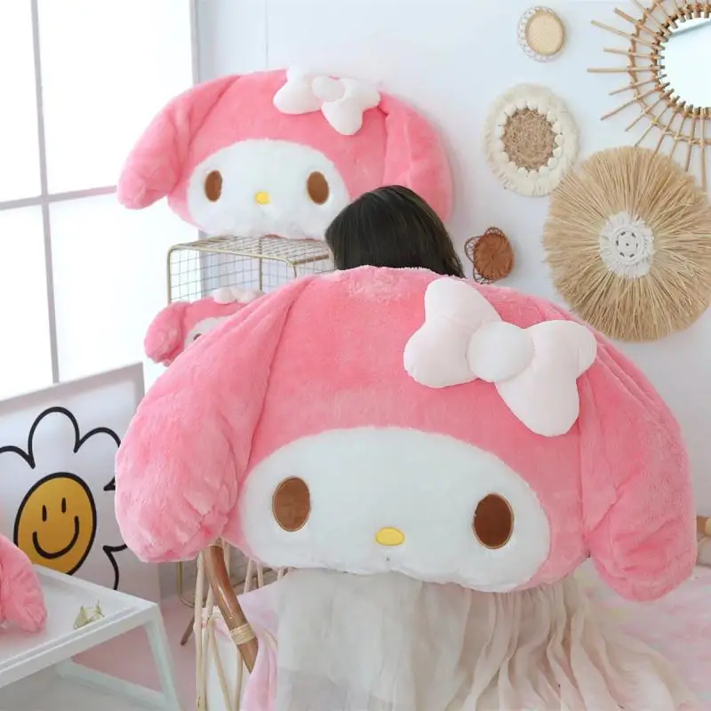 My Melody Plush Soft Toy Big Size Hug Pillow Comfortable Back Cushion Lovely Plushies Sofa Decorative Pillow Gift