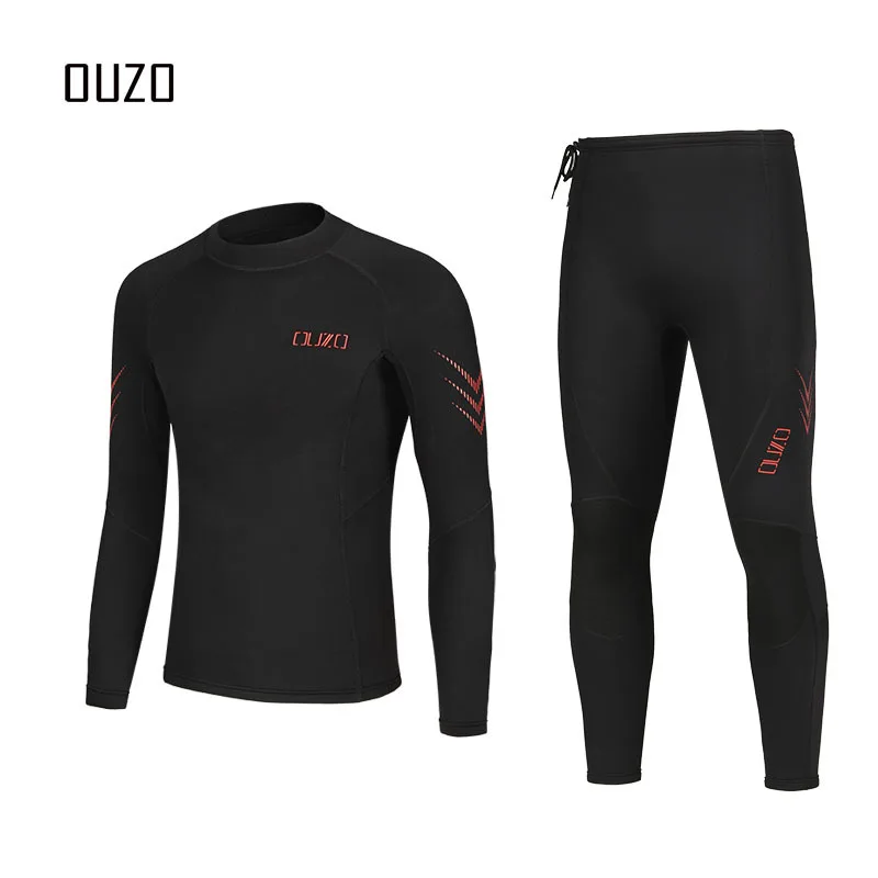 1.5mm diving suit CR super elastic insulation, sun protection, cold protection, waterproof female split diving suit