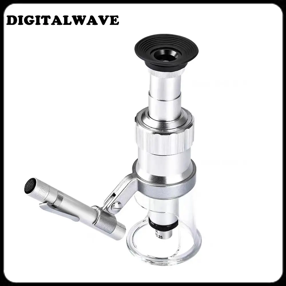 

100K graduated magnifying glass, 100x mirror, ruler microscope, lamp, high foot mirror, 100x mirror measurement