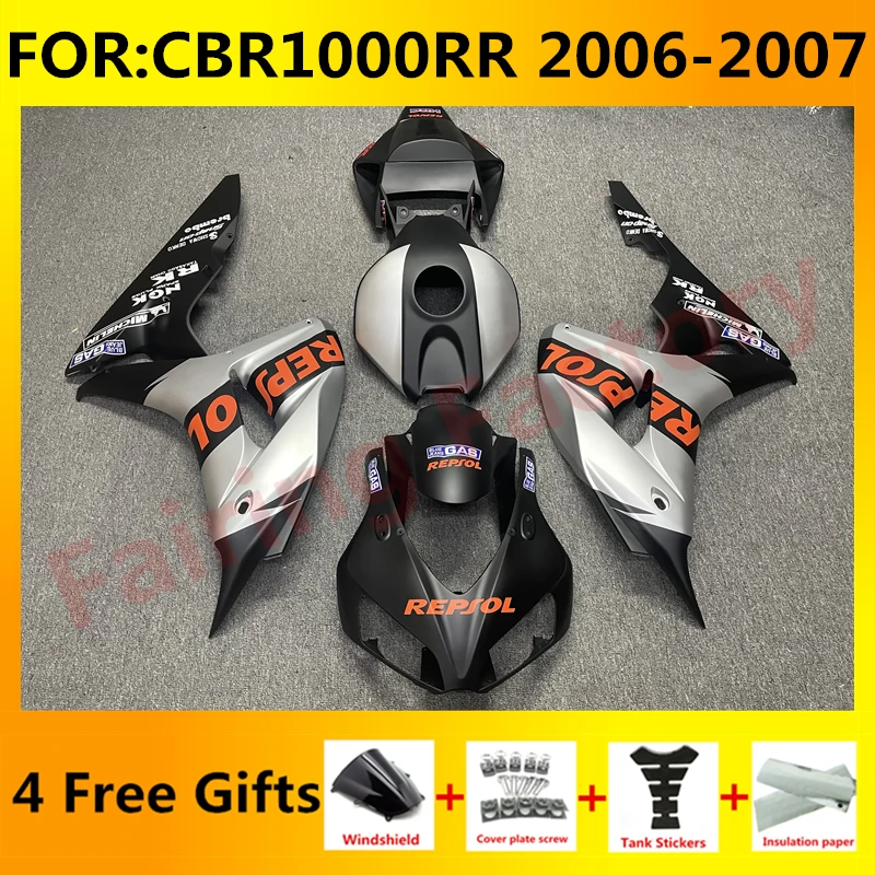 

NEW Abs Motorcycle Whole Fairings kit fit for CBR1000RR CBR1000 06 07 CBR 1000RR 2006 2007 Bodywork full Fairing kits set repsol